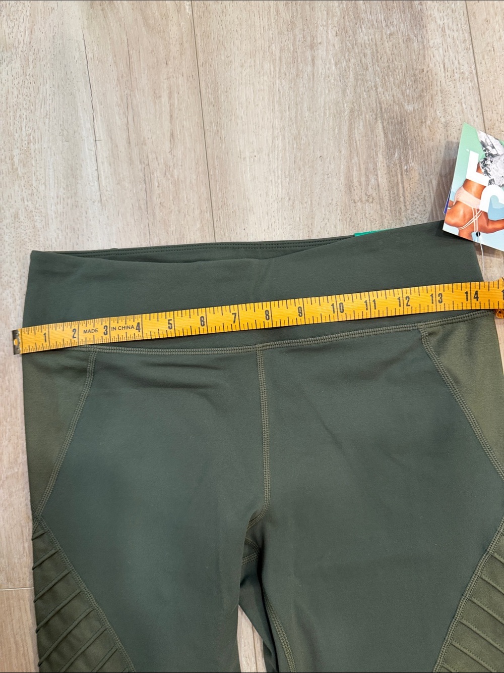 NWT JoyLab Olive Green & Charcoal Two-Pair Legging Set - Picture 8 of 13